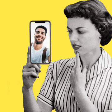 Yellow, Cartoon, Illustration, Font, Technology, Graphic design, Electronic device, Smile, Gesture, Art, 